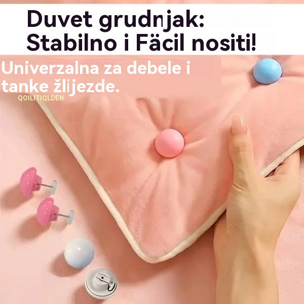 ✨ 【40 jedinica】Pričvršćivač za poplune - Stabilan i jednostavan za korištenje! 📍Univerzalan za debele i tanke poplune.