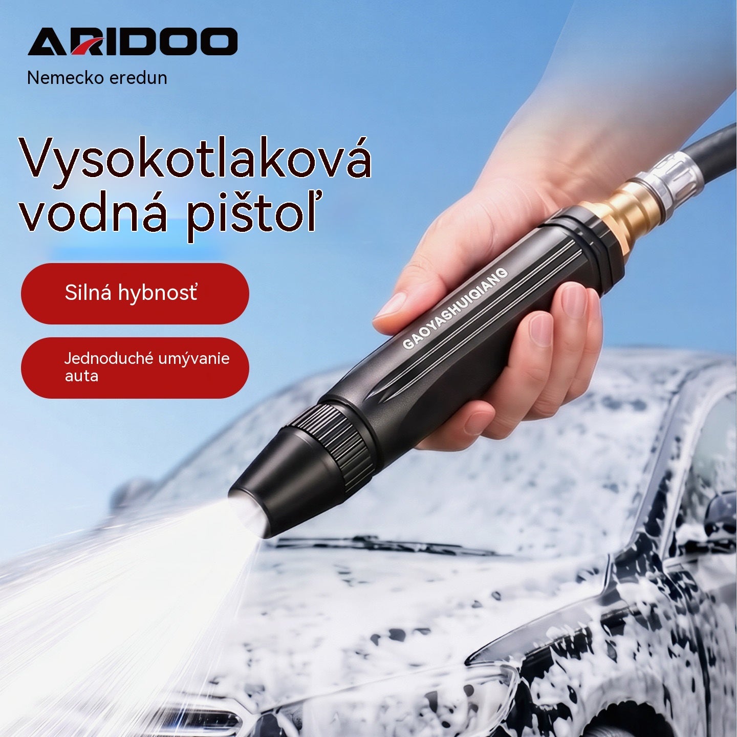 Posledný deň so zľavou 55% - 【2 sady za 23 eur】Vysokotlaková striekacia pištoľ na domáce použitie