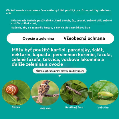 🍒🍇 Viacúčelové priedušné sieťované vrecia proti hmyzu na ochranu hrozna, jahôd a ovocných stromov