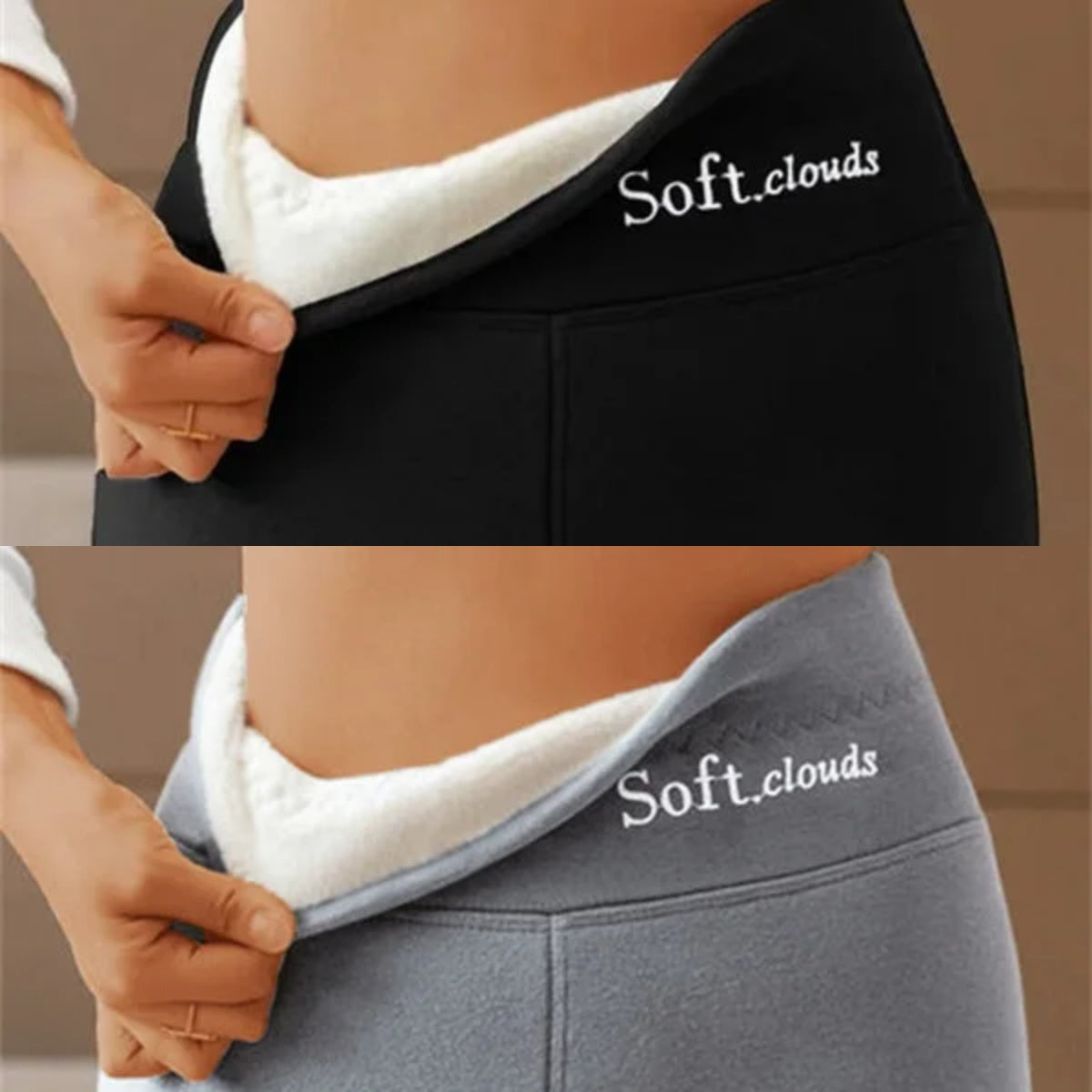 💥 Kúp jeden, druhý zadarmo! 🔥 [S-5XL] Zateplené legíny z vlny, vysoký pás, veľké veľkosti, vysoká pružnosť — nevyhnutné na jeseň/zimu 2025!