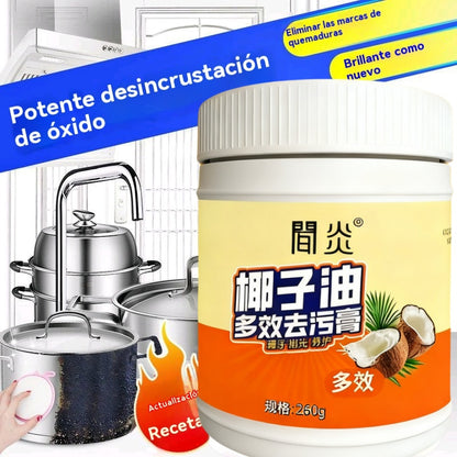 🔥【Compra 1 y llévate 1 gratis】Crema limpiadora doméstica multifuncional para limpiar aceite, óxido y sarro.