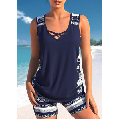 👙【S-5XL】Bañador deportivo de mujer de dos piezas