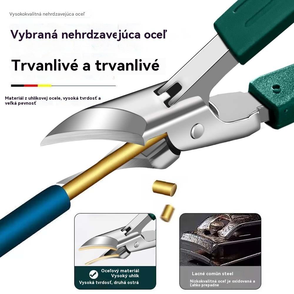 🔥【 SALE】🔥 Klieštiky na nechty s ochranou proti striekajúcej vode s ostrím zahnutým pod uhlom 25° (sada 3 kusov)