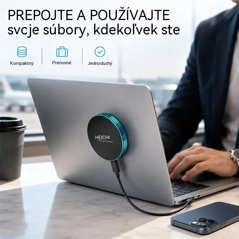 🧲16 TB vysokorýchlostný magnetický prenosný SSD | Rýchlosť prenosu 1050 MB/s a kompatibilita s viacerými zariadeniami ⚡