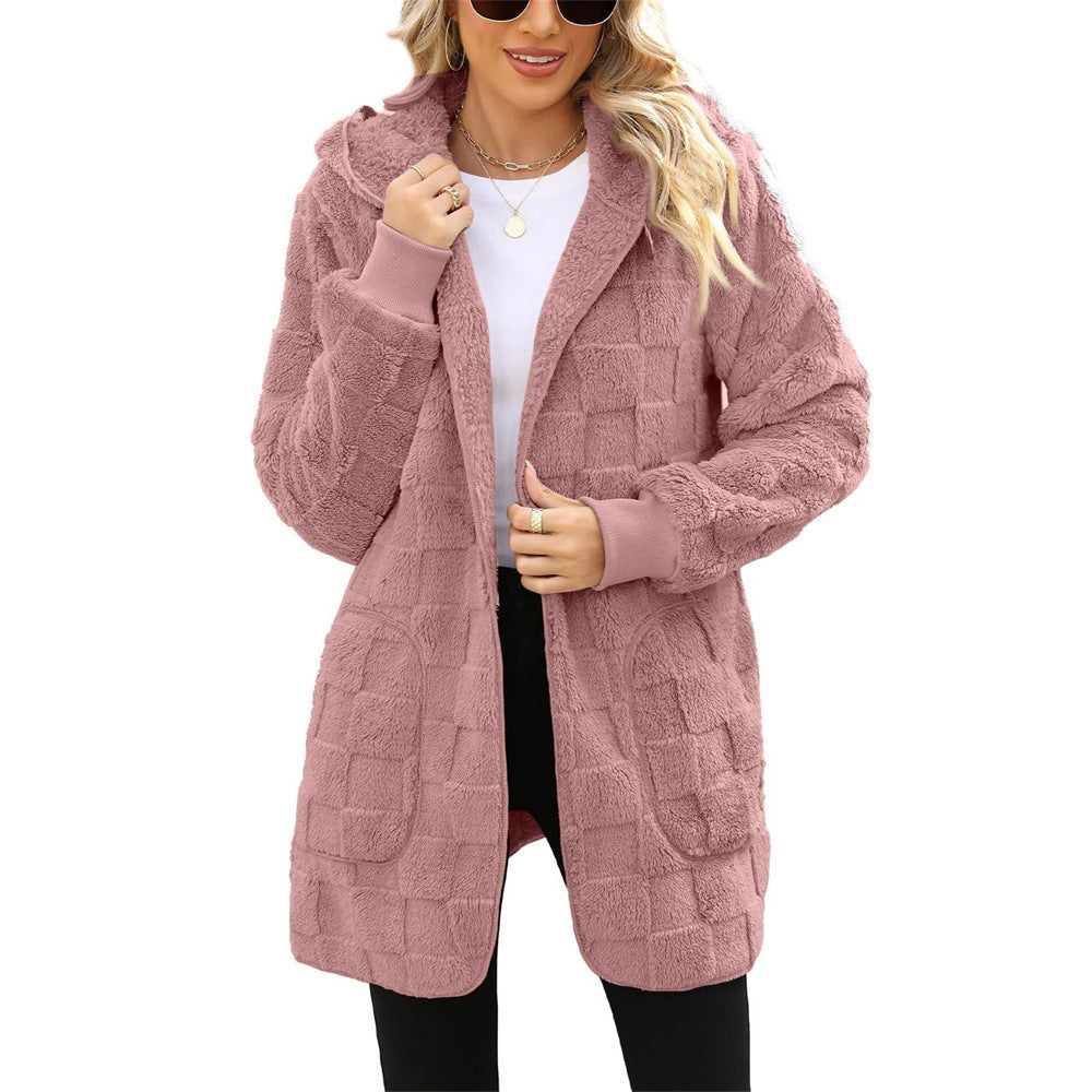 🌸 Nová zimní kolekce❄️ Dámská pohodlná bunda s kostkovaným flísem [S-5XL] ☃️ Sleva 50 %