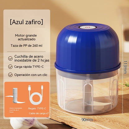 👍👍Mini Picadora Eléctrica de Alimentos Eficiente e Inalámbrica