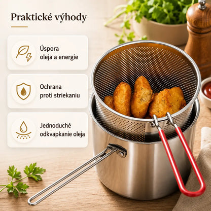 🔥 POSLEDNÝ DEŇ! -50% | Multifunkčná fritéza 304 | Jednoduché, rýchle a bezproblémové varenie 🍳