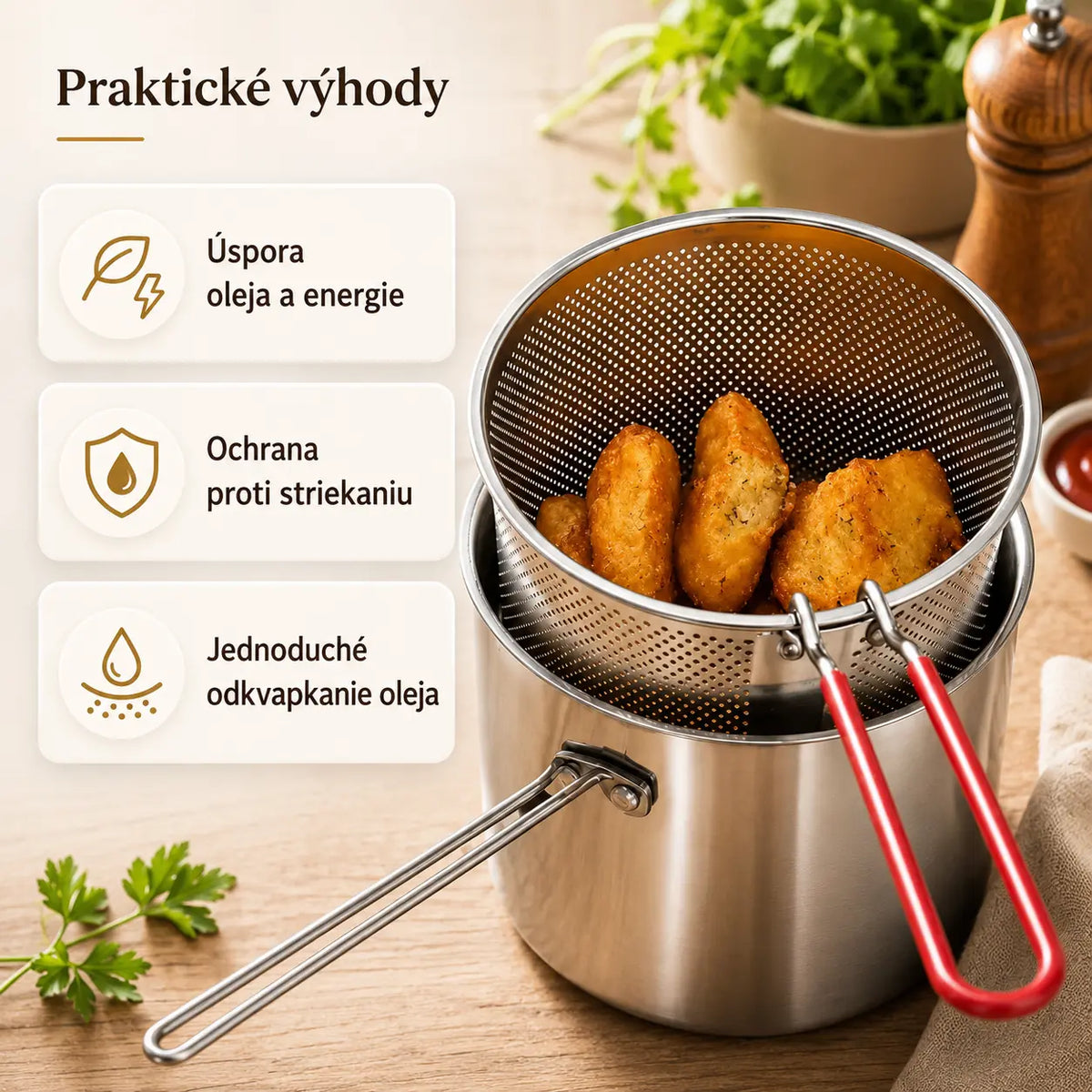 🔥 POSLEDNÝ DEŇ! -50% | Multifunkčná fritéza 304 | Jednoduché, rýchle a bezproblémové varenie 🍳
