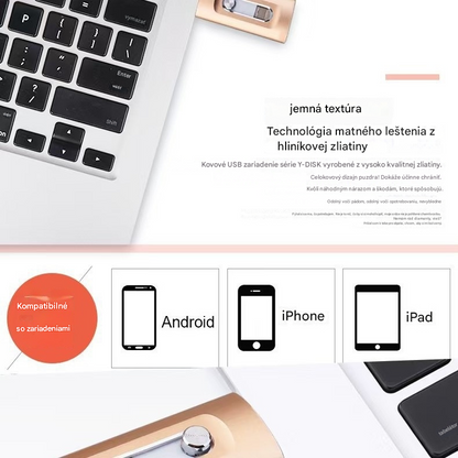 ⚡【✨Časovo obmedzená zľava】Flash disk 4 v 1 pre iPhone/iPad/Android/PC