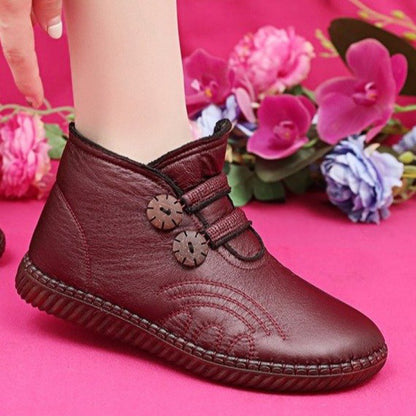 【35-40】Ženske neklizajuće kožne cipele za jesen i zimu, ručni rad u Italiji