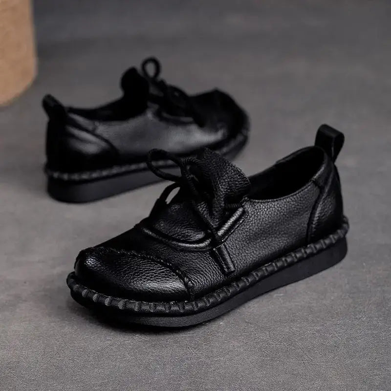 🔥 [Tallas 35–40] Zapatos de mujer de piel suave, hechos a mano y de alta calidad: cómodos y sin rozaduras.