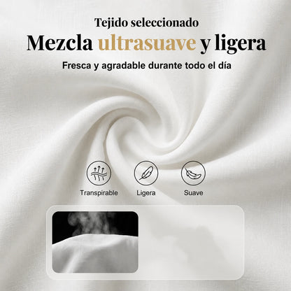 ⏳Oferta por tiempo limitado⏰ Conjunto de 2 piezas para mujer con top ajustable y pantalón – Corte relajado, cómodo y perfecto para estar en casa o para un look diario 🌸
