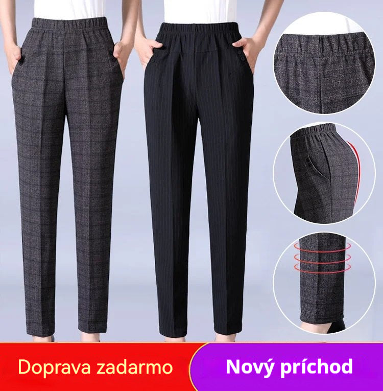 🏆【Kúpte 1, dostanete 1 zadarmo】🔥【45-90 KG】Nové dámske plyšové nohavice rovného strihu s vysokým pásom na jeseň a zimu