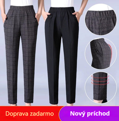 🏆【Kúpte 1, dostanete 1 zadarmo】🔥【45-90 KG】Nové dámske plyšové nohavice rovného strihu s vysokým pásom na jeseň a zimu