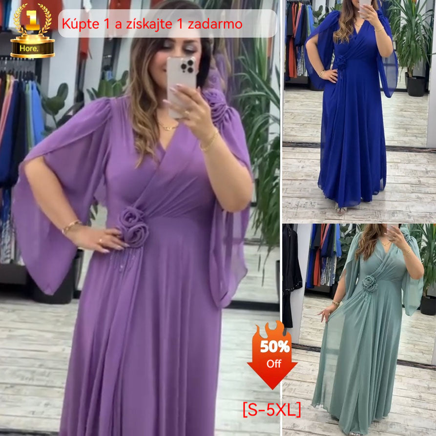 👗💥【S-5XL】Nové módne šaty, klasický dizajn, elegantné a jednoduché