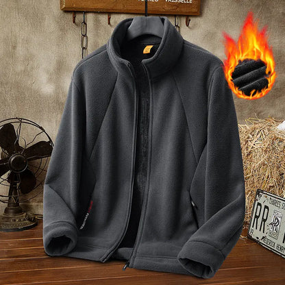 💥【M-5XL】Chaqueta de mezcla de lana gruesa para hombre — Cálida y cómoda, disponible en tallas grandes — Ideal para otoño e invierno