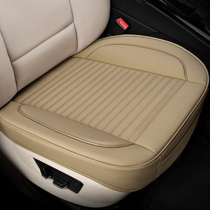 🚗Cojines de asiento de automóvil de cobertura total hechos de cuero natural, resistentes a las manchas, a los rayones y transpirables.