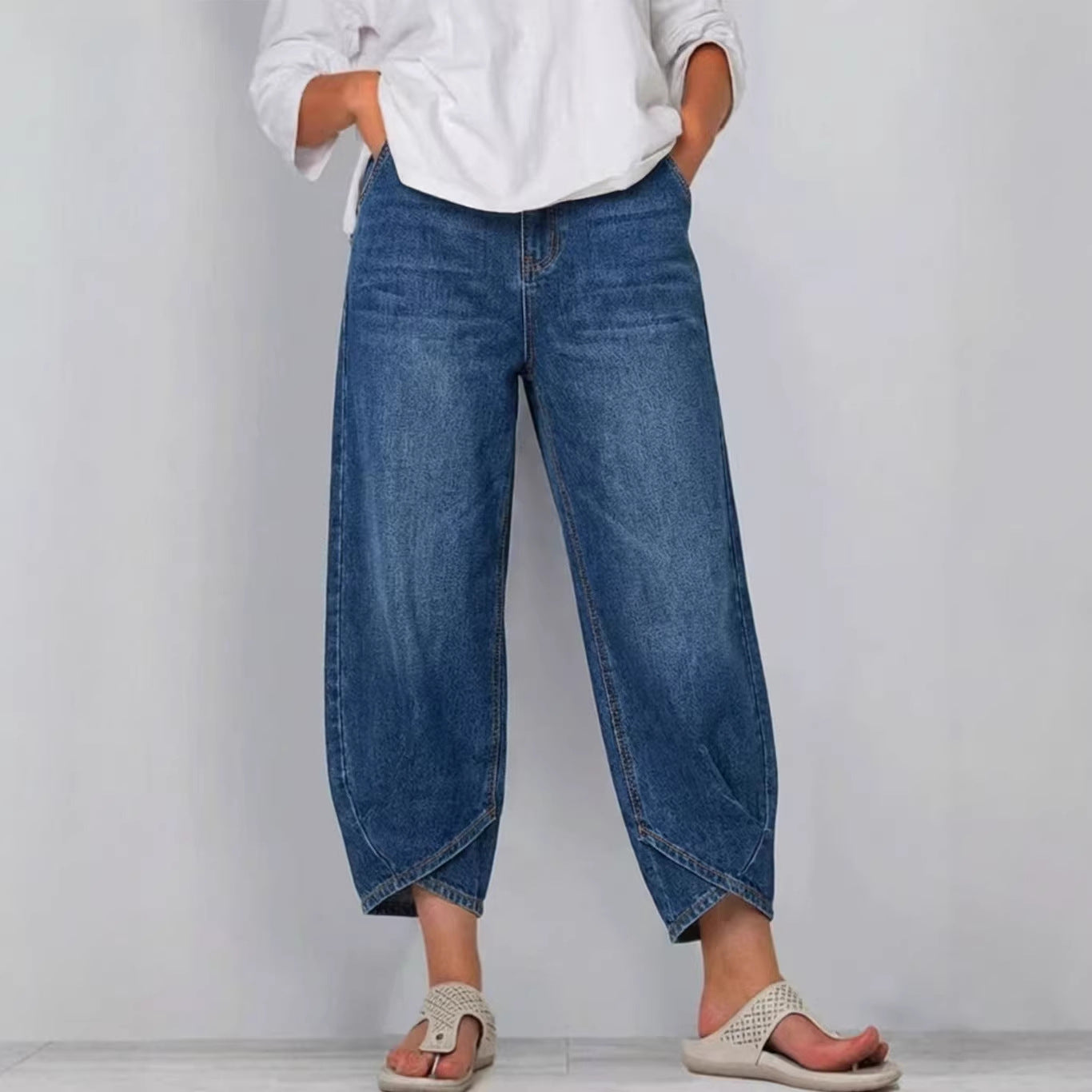 🔥 Oferta especial de novedades - Vaqueros anchos y casuales para mujer