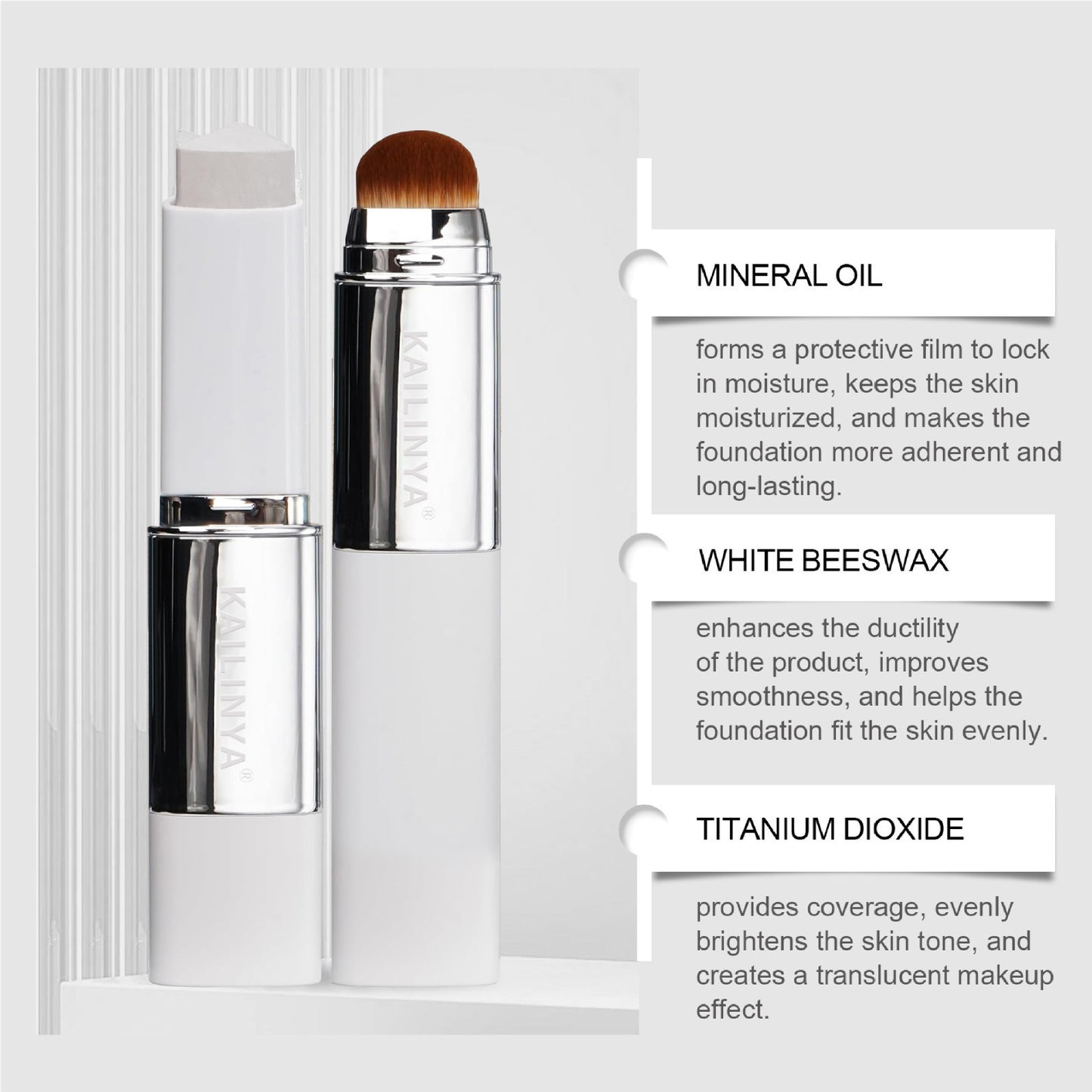 ⏰💕🔥🌟Krémová tyčinka V White korean měnící barvu make-upu