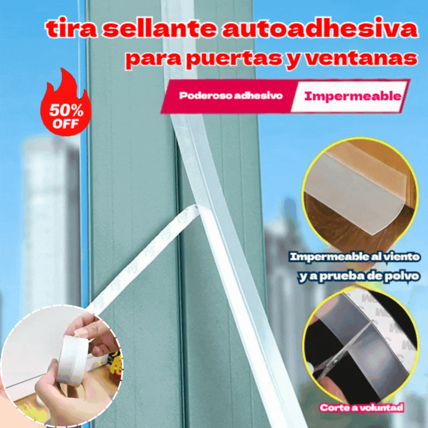 🚪【5 m】 PVC tesniaca lišta na spodnú časť dverí – ochrana proti prachu a prievanu