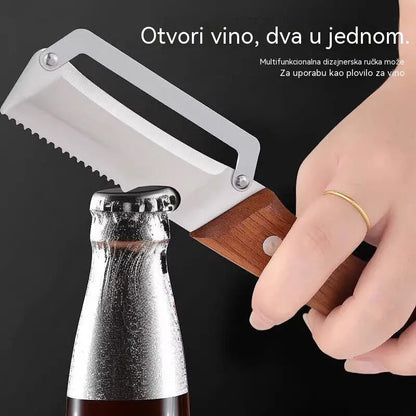 ✅Kupi 1 dobij 1 besplatno 🧅🔪 Višenamjenska kuhinjska gulilica 3 u 1: Gulite, režite i otvarajte boce! 🔥