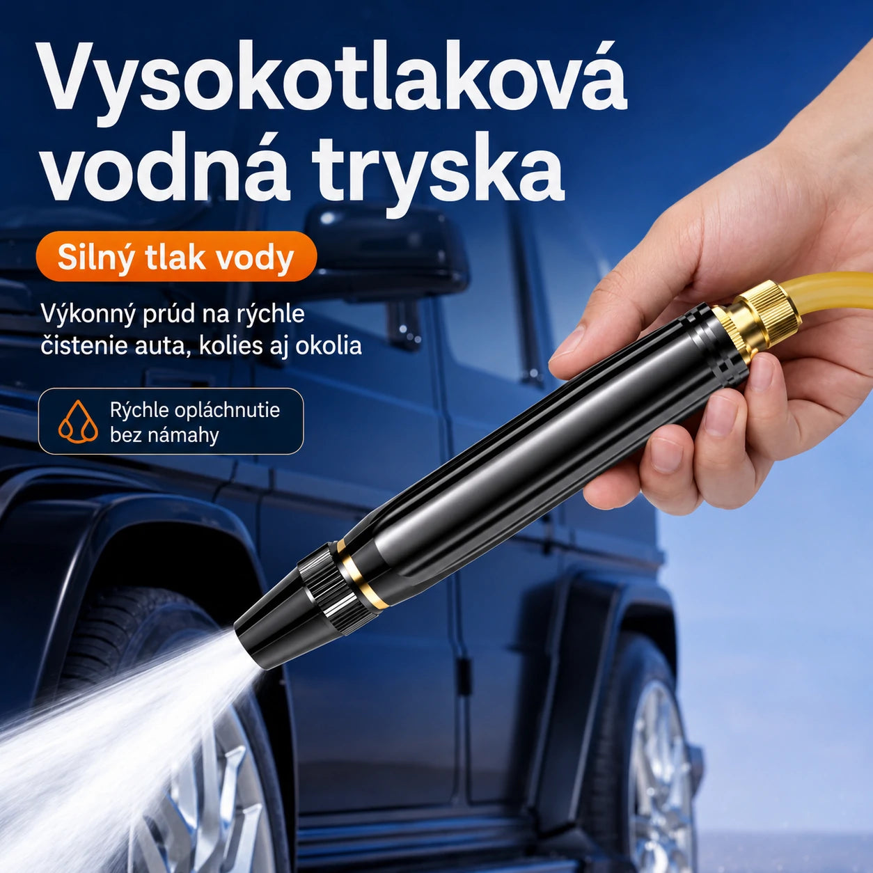 💧💧【Kúp 1, získaj 1 ZADARMO】Posledný deň so zľavou 55 %: Domáca vysokotlaková striekacia pištoľ