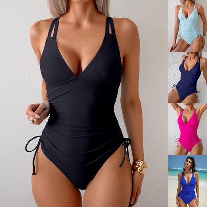 🏖️👙Zoštíhľujúce dámske jednodielne plavky！ Prvotriedny kúsok k moru, k bazénu aj na fotenie