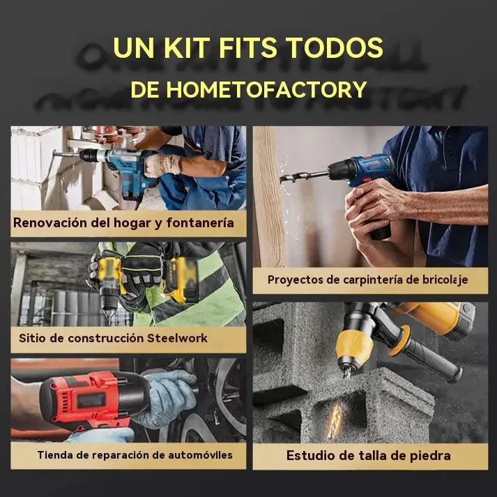 🔥Oferta caliente 2026🔥Juego de brocas excéntricas de 4 flautas de alta resistencia