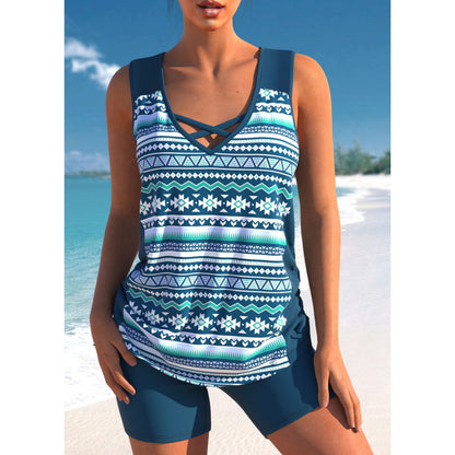 👙【S-5XL】Bañador deportivo de mujer de dos piezas