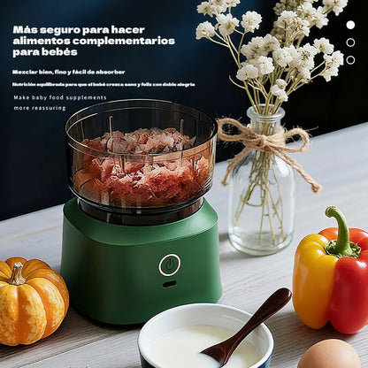🥩🥕 Picadora eléctrica multifuncional de gran capacidad, rápida y fácil de usar
