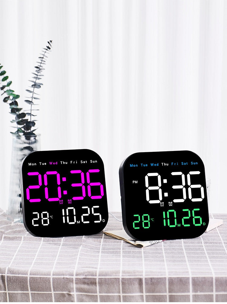 🕰️ ¡Más de 50.000 unidades vendidas! 🛏️ ¡50% de descuento por tiempo limitado! Reloj digital para el hogar y la oficina: un despertar suave, ¡di adiós a las alarmas molestas!