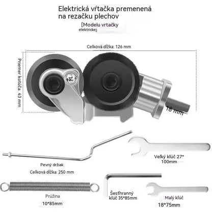 🛠Zľava 49 % 🔧 Nadstavec na elektrickú vŕtačku 🔩 Premeňte svoju elektrickú vŕtačku na rezný nástroj.