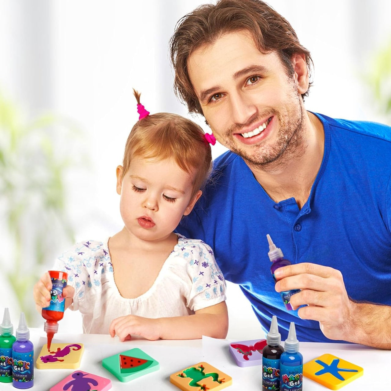 🎨 【Ограничена оферта -50%】 Детски креативен комплект играчки 【6 цвята + 8 форми】