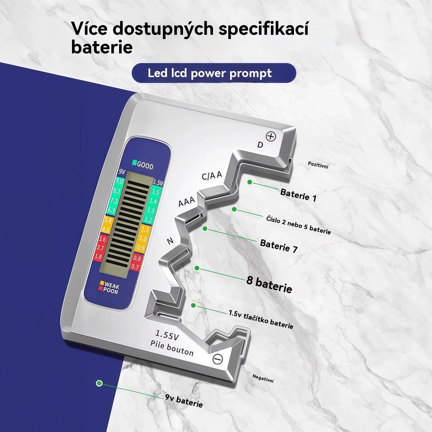 ⚡Testery baterií vám usnadní život