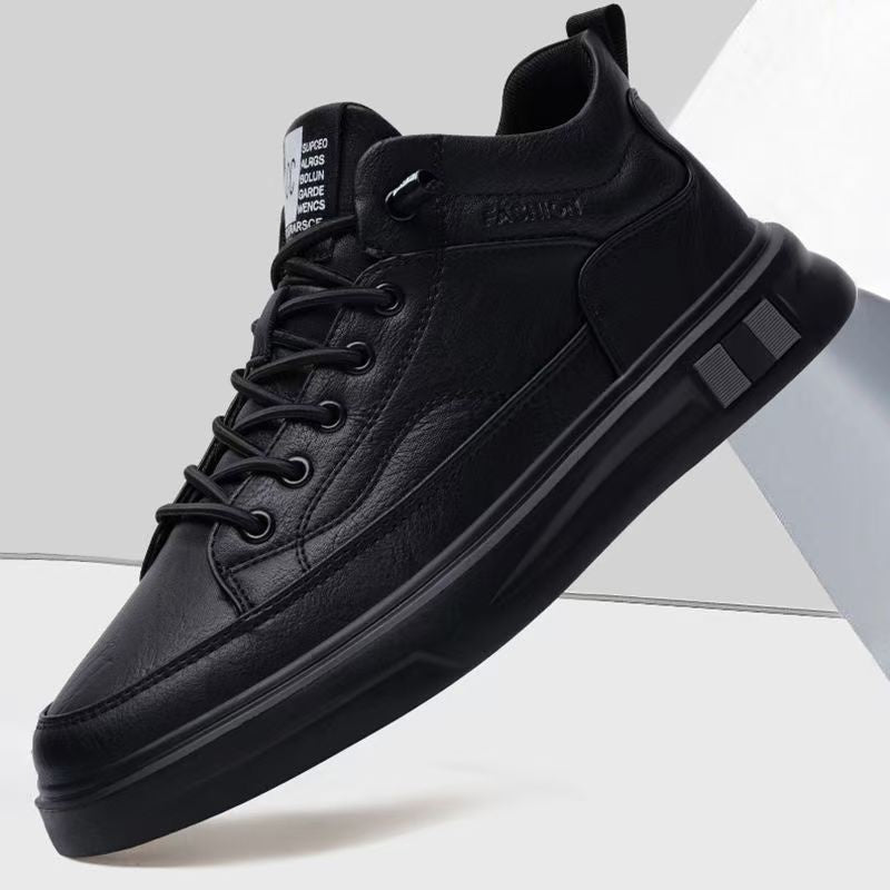 😎👍【39-44】Nové pánske nepremokavé bavlnené topánky z kože a zamatu na jeseň a zimu 2025.