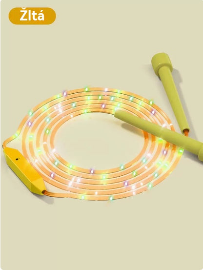 🏃🌈 LED svietiace švihadlo pre deti