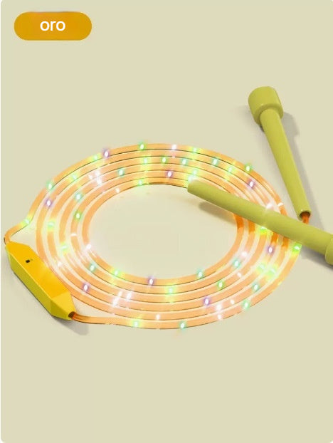 🏃【Compra 1, llévate 1 gratis】🌈 Cuerda para saltar con luz LED para niños