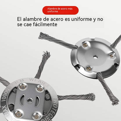🧰🔥Última oferta【Cómpralo ya y llévate 1 gratis】Desbrozadora de alambre de acero ultra resistente y de larga duración