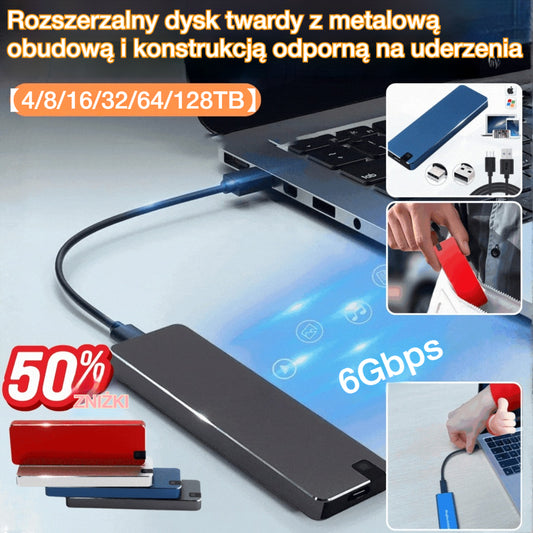 ⚡【8TB】 Szybki wielofunkcyjny dysk zewnętrzny USB 3.0 | Szybki transfer, szeroka kompatybilność, bezproblemowe przechowywanie 💻📦