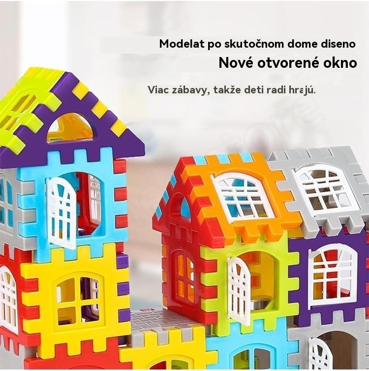🎁🧩🧩【70/140 kusov】 Vzdelávacie hračky zo stavebníc