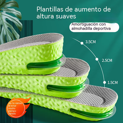 📢📢50% de descuento, ¡Compra 1 y llévate 1 gratis!! ! ⏰ La cómoda plantilla acolchada añade altura: ¡camina con facilidad y estilo! 👟