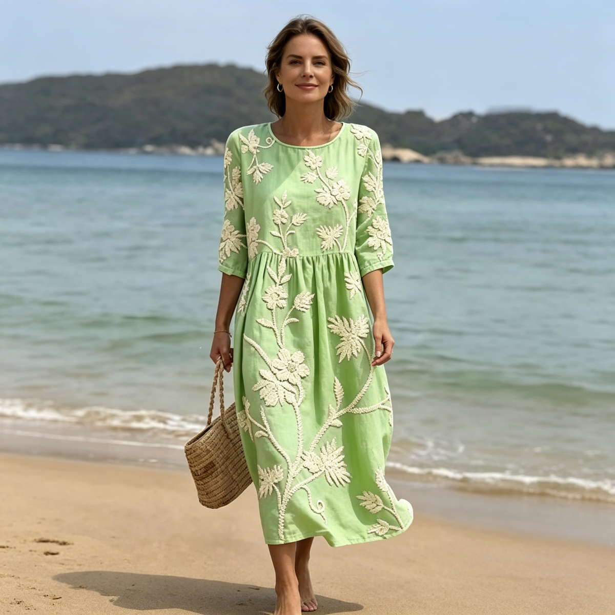 【S-4XL】Lucia - Vestido informal con estampado floral