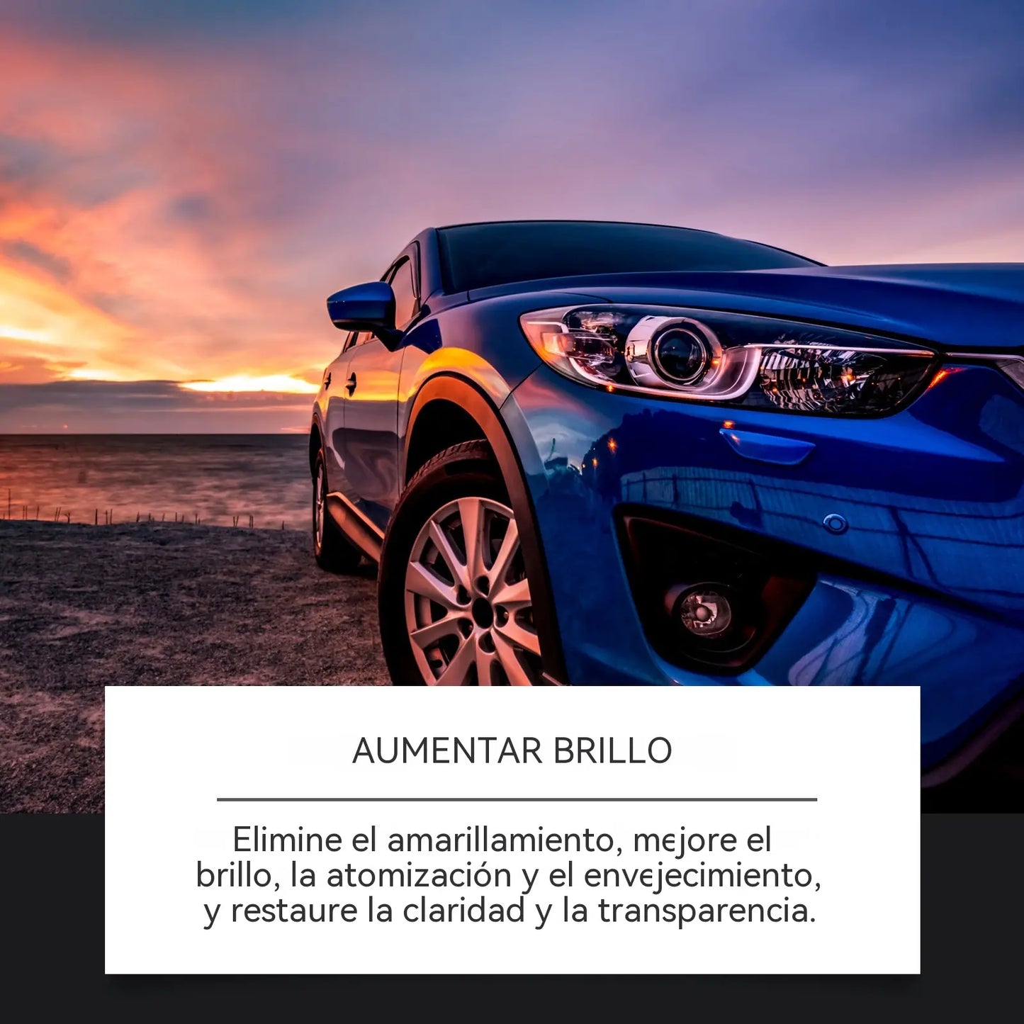 【Completamente renovado】Kit de reparación de faros para coches antiguos: restaura la claridad y mejora la visibilidad nocturna.
