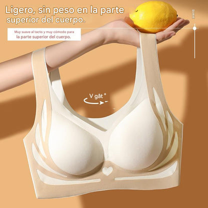 😍【Paquete de 4】Sujetador inalámbrico de una pieza para mujer❤️【40-85KG】