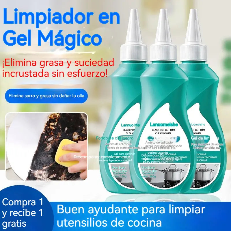 ✨【Compra 1 y recibe 1 gratis】 Limpiador en Gel Mágico ✨ 💥 ¡Elimina grasa y suciedad incrustada sin esfuerzo!