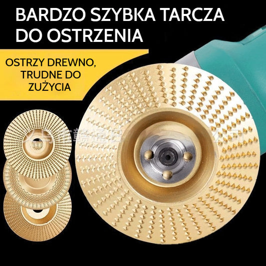 ⚙️🧰【3 sztuki】 Wielofunkcyjna tarcza szlifierska do kształtowania drewna do szlifierki kątowej