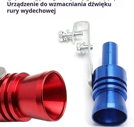 【Kup 1, otrzymaj 1 gratis】【Tylko 44,5 zł za sztukę】Gwizdek wydechu z dźwiękiem turbo – trwały metal, efektowny wygląd