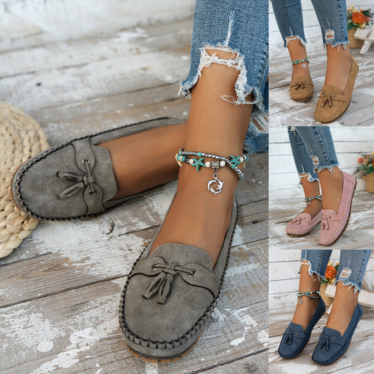 ✨50% de descuento✨【35-44】 Zapatos ortopédicos para mujer, hechos de cuero natural, ligeros, antideslizantes, transpirables y cómodos.