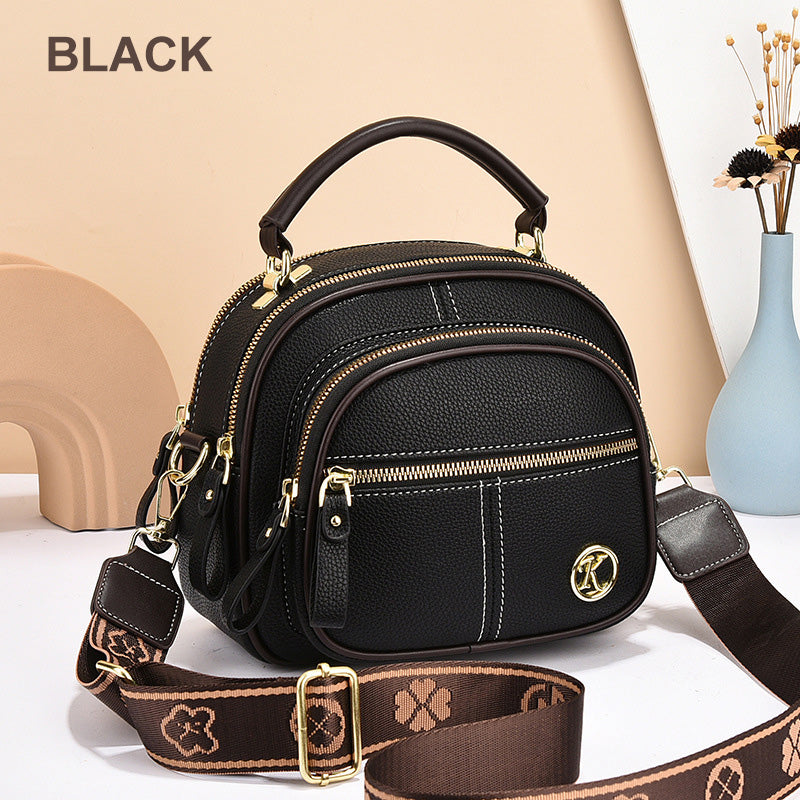 💟【ZĽAVA 50 %】👜2025 Nová malá štvorcová veľkokapacitná prenosná taška/taška na messenger