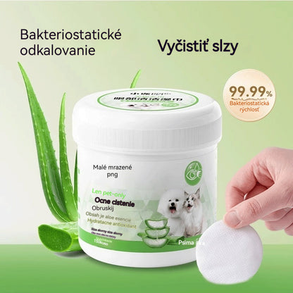 🐕🐈【Priama zľava 27 €】Čistiace utierky na slzné škvrny okolo očí domácich miláčikov 🔥Odstraňujú slzné škvrny🔥